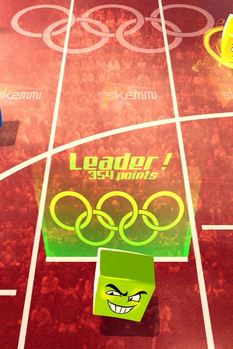 Skemmi's interactive Olympic-themed mini-games for crowd engagement during event